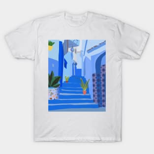 Morocco Blue city T-Shirt